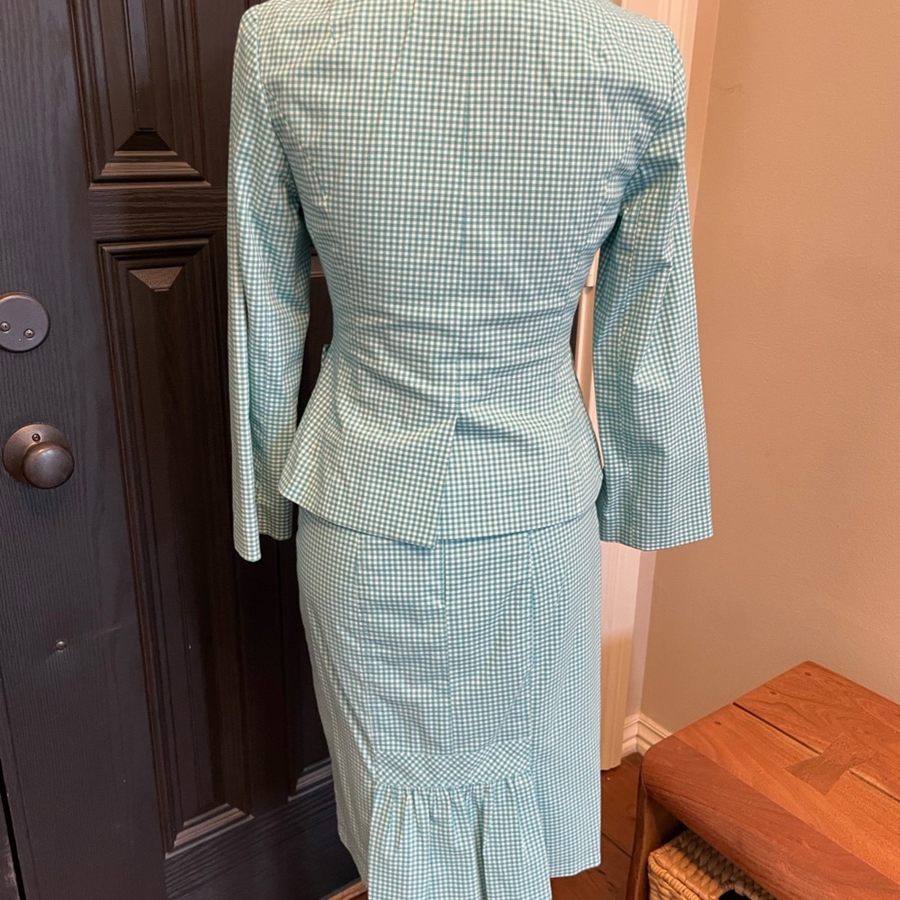 Vintage Nanette Lepore gingham suit Size 2 - Picture 3 of 5